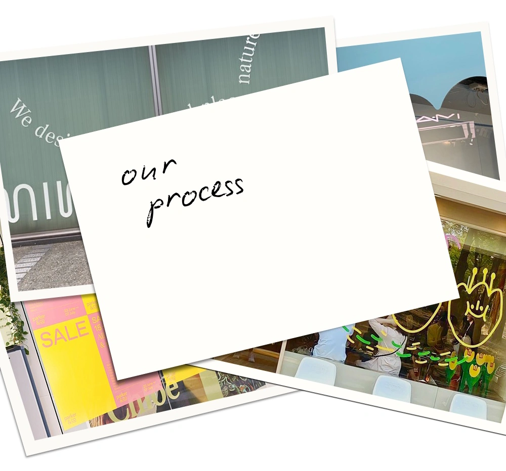 Our custom sticker process is easy